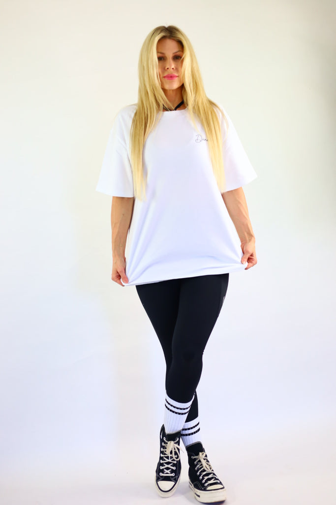 Signature Oversized Tee (White)