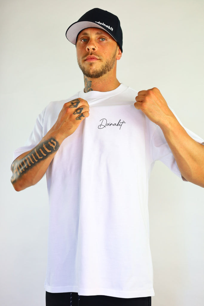 Signature Oversized Tee (White)