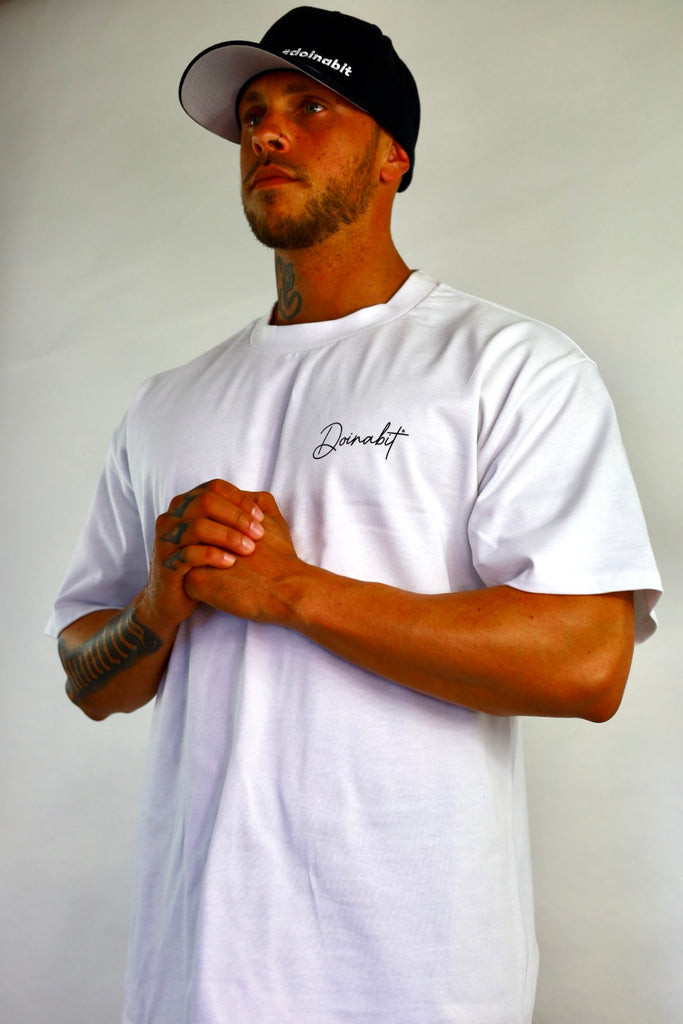 Signature Oversized Tee (White)