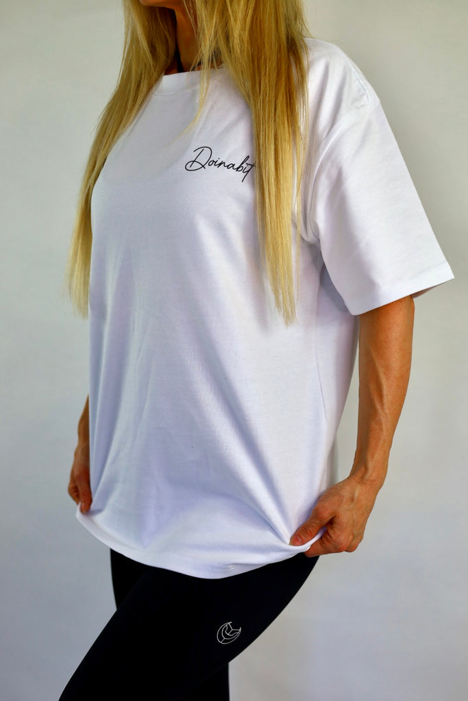 Signature Oversized Tee (White)