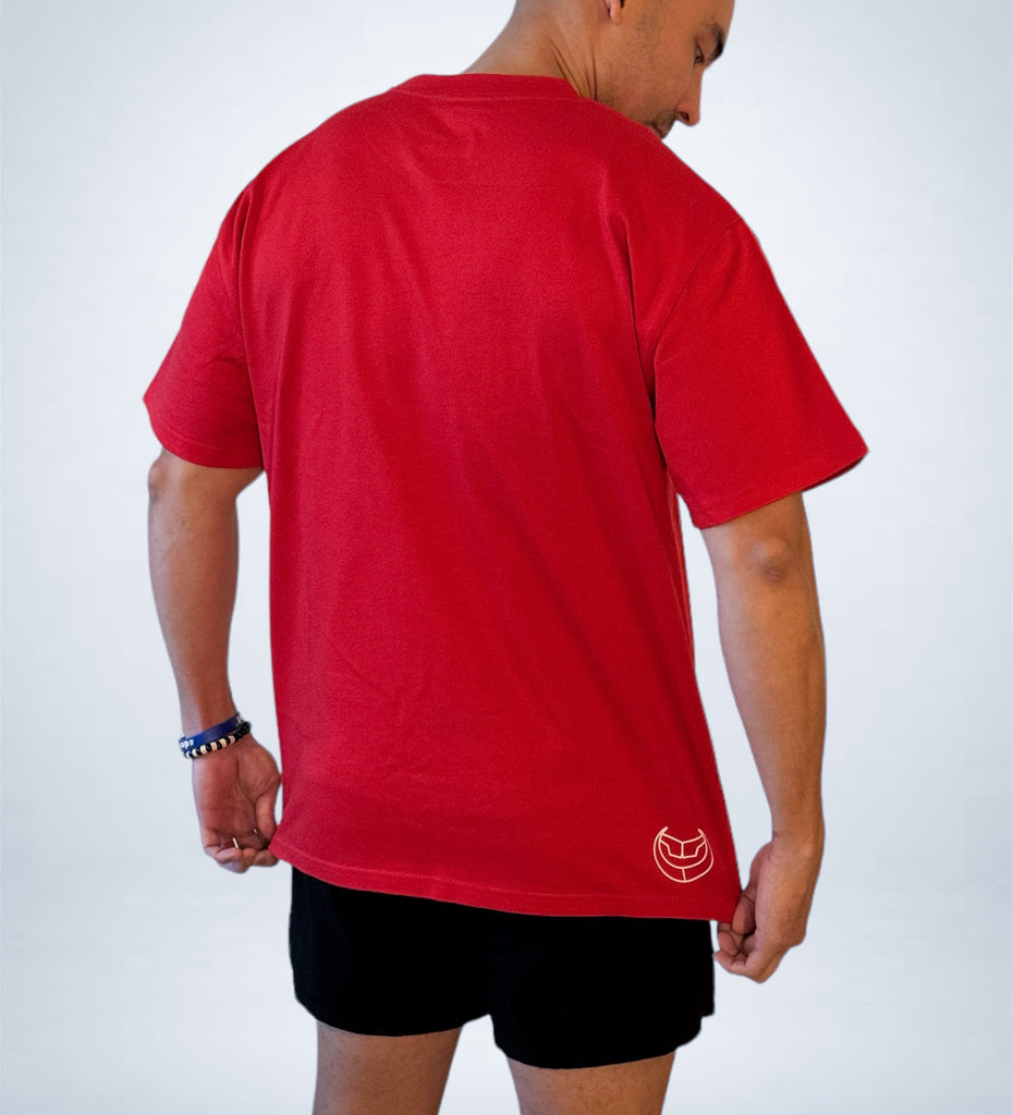 Signature Oversized Tee (red)